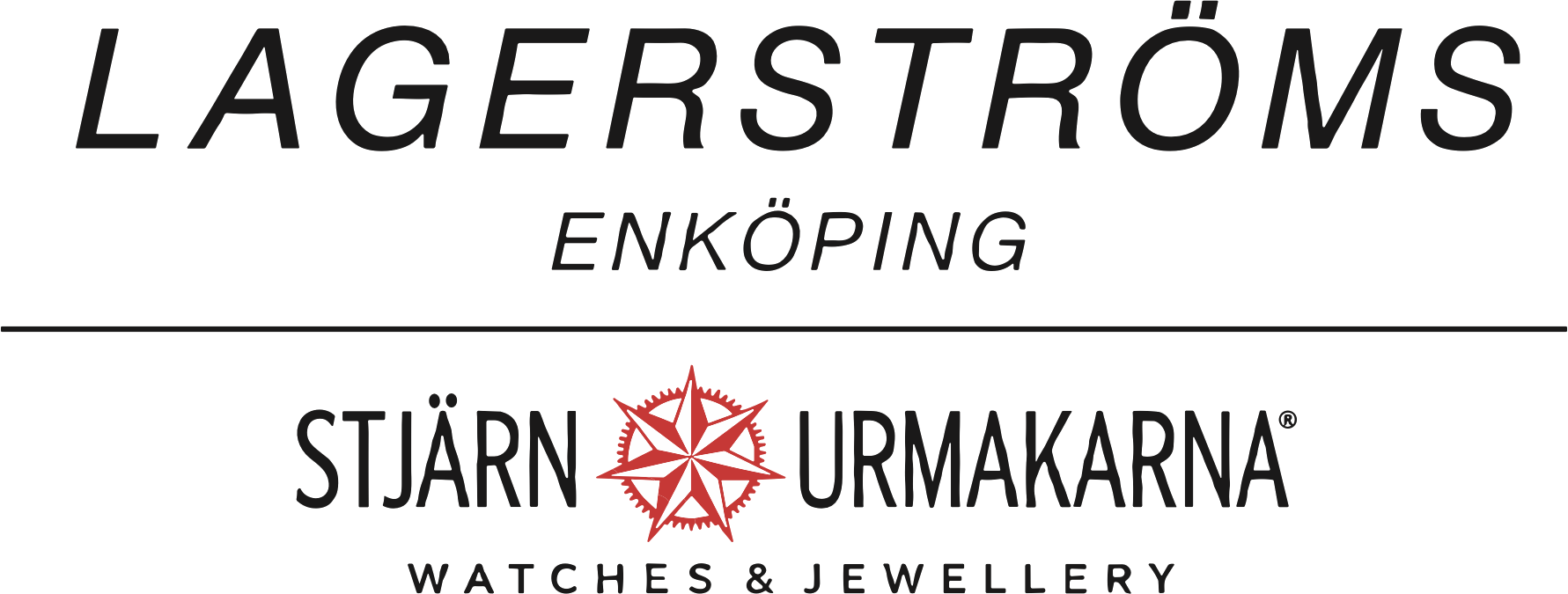 Lagerströms Ur och Guld logotyp